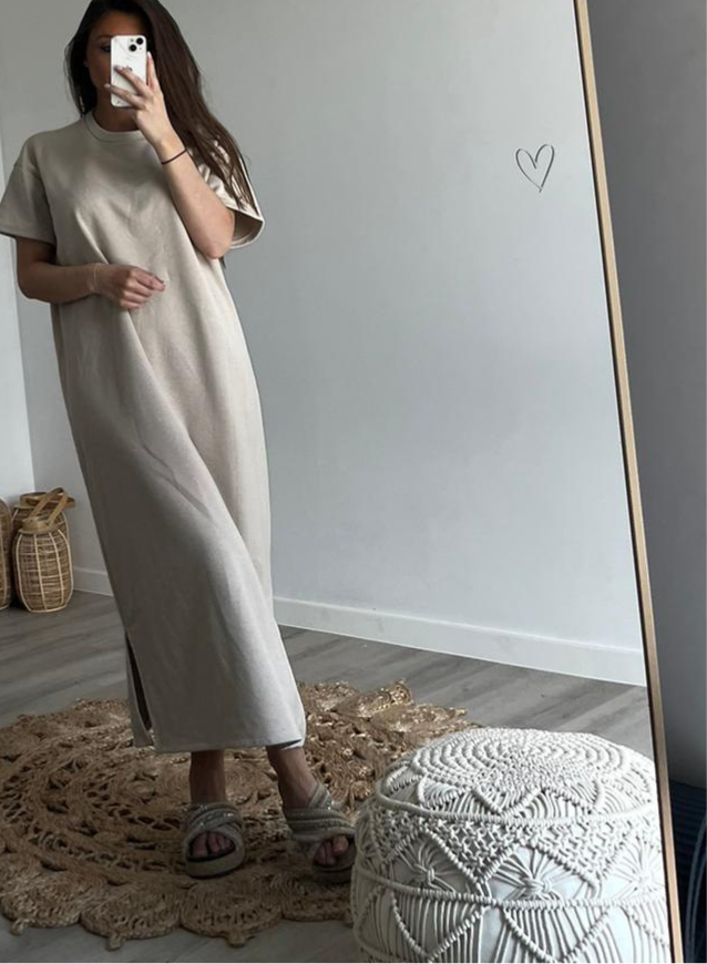 SHELL - SweaterJurk Beige