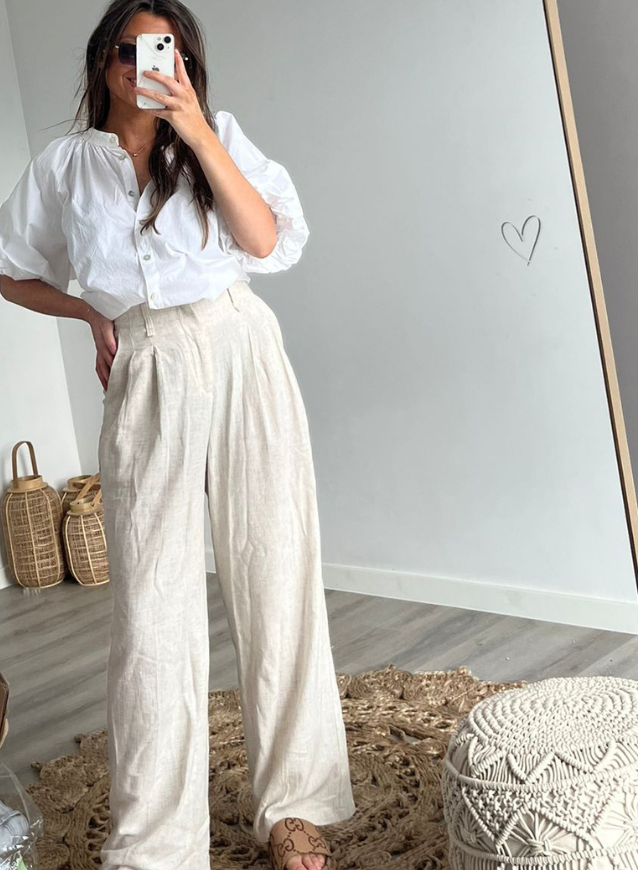 MEL - Classy Broek Cream