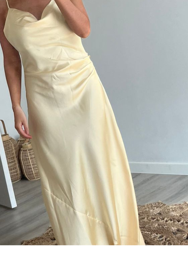 INEZ - Butter Yellow Dress