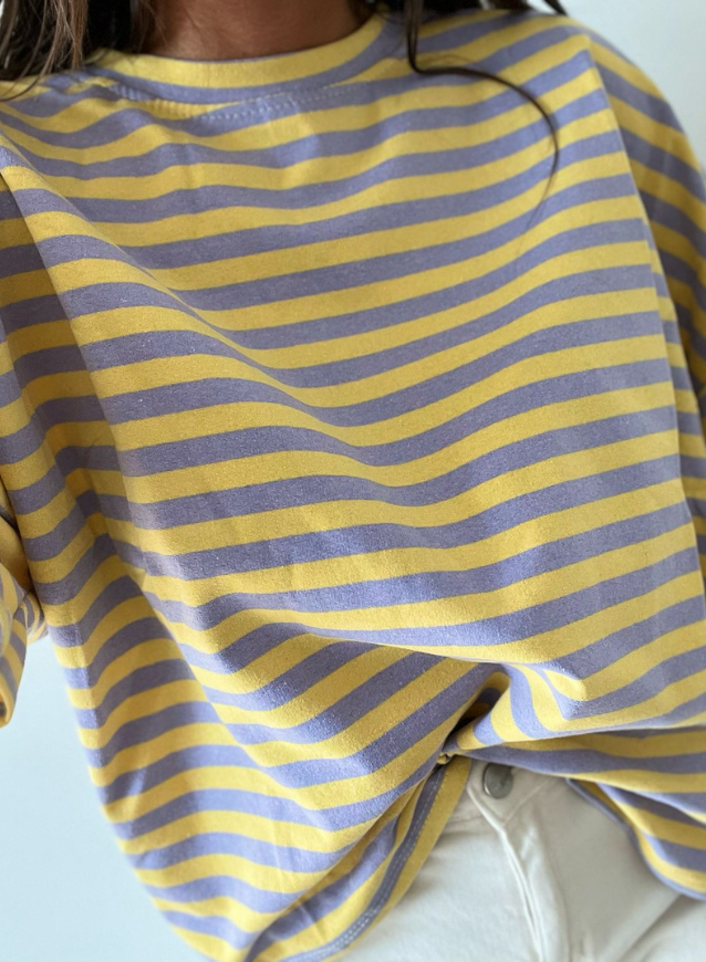 LINA - Geel/ Lila T-shirt