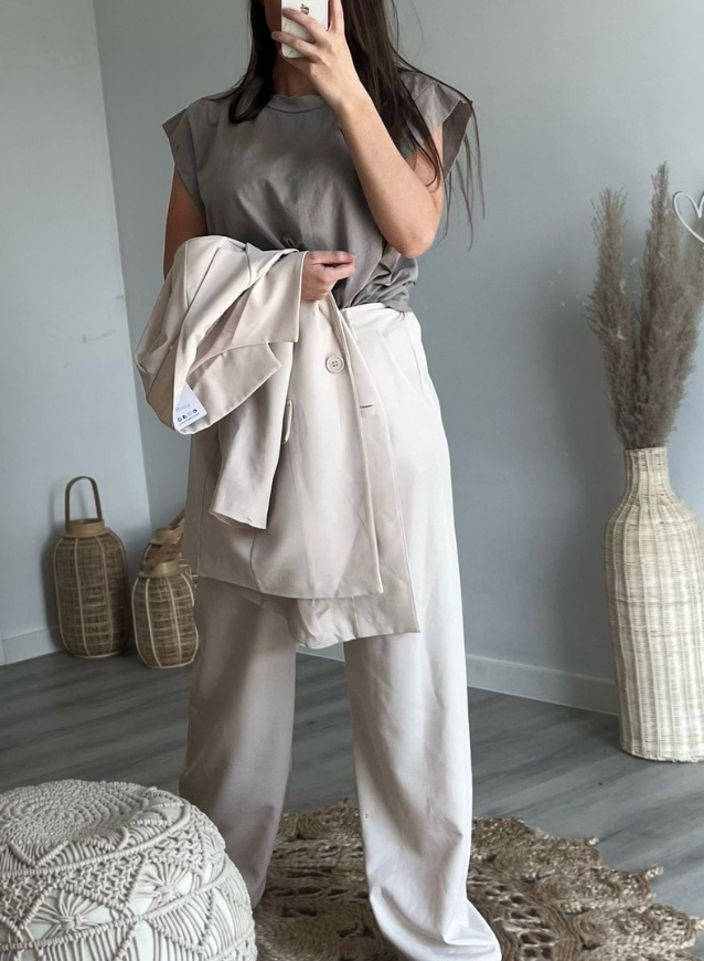 LOUISE - Suit Set Beige