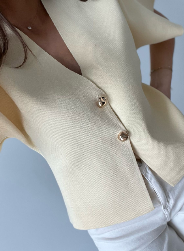 ABBY - Butter Yellow Top