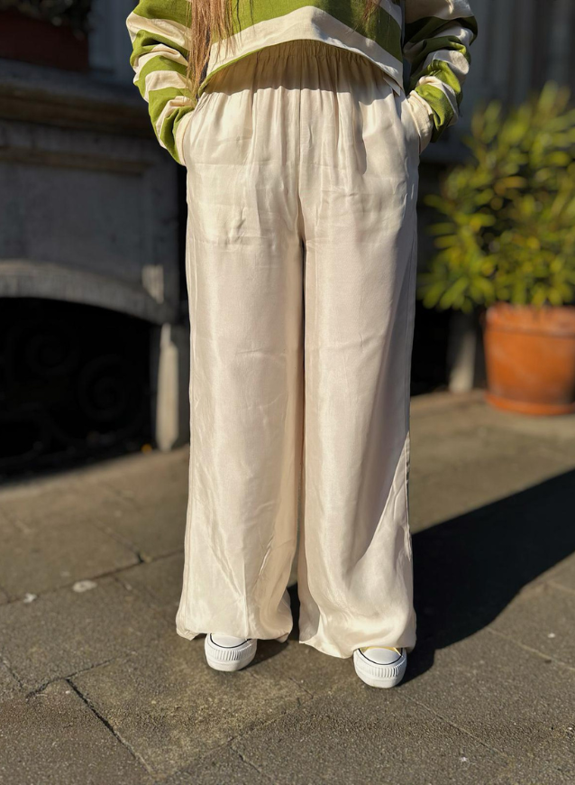 NORA - Cream/ Beige Broek