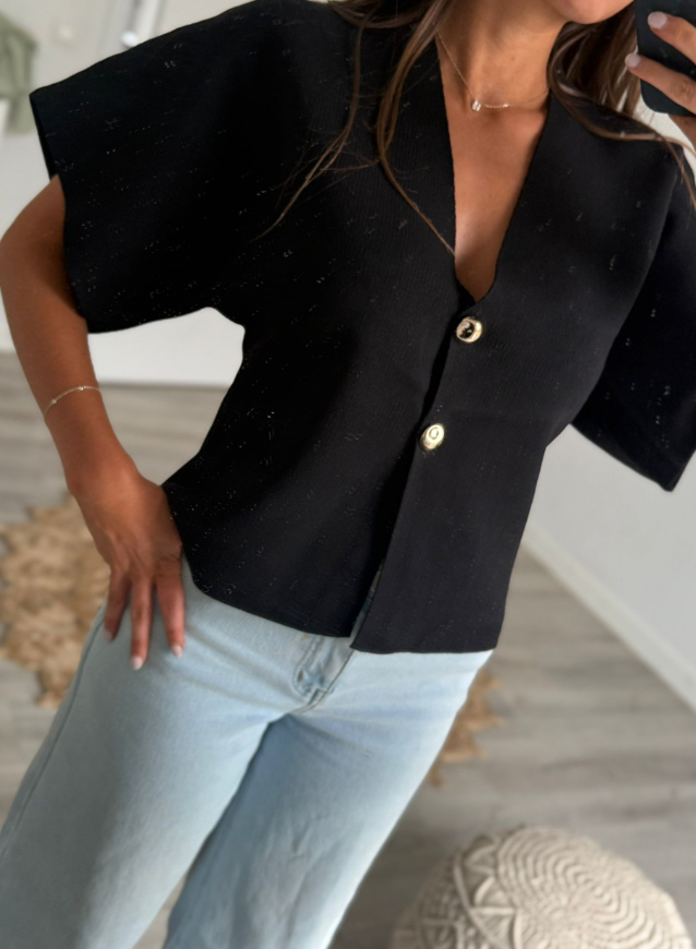 ABBY - Top Zwart