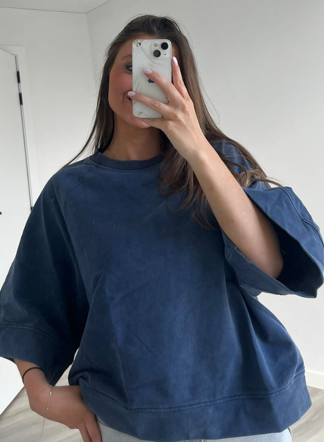 KIM - Sweater Shirt Marine