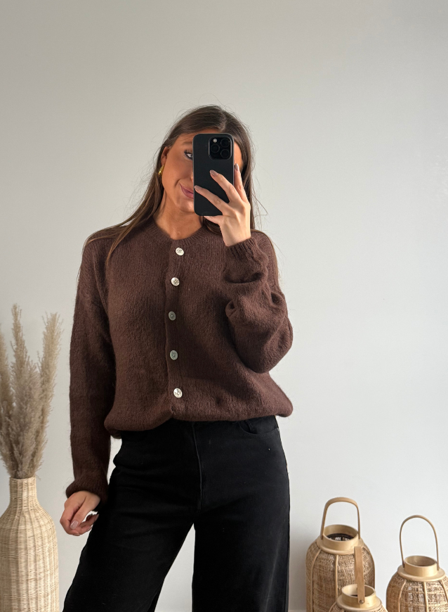 EVA - Cardigan Choco
