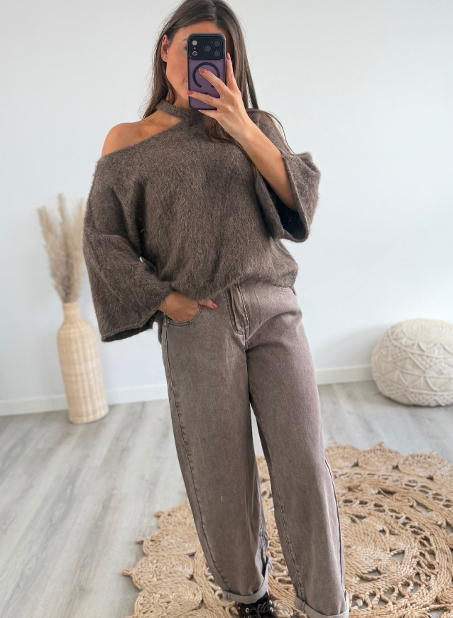 ROMY - Knit Taupe