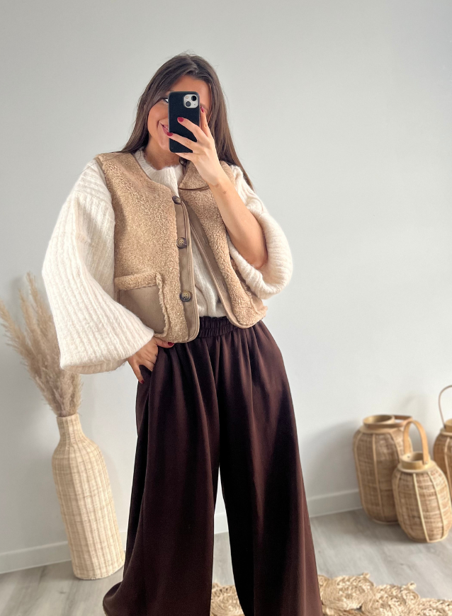 BENTHE - Teddy gilet