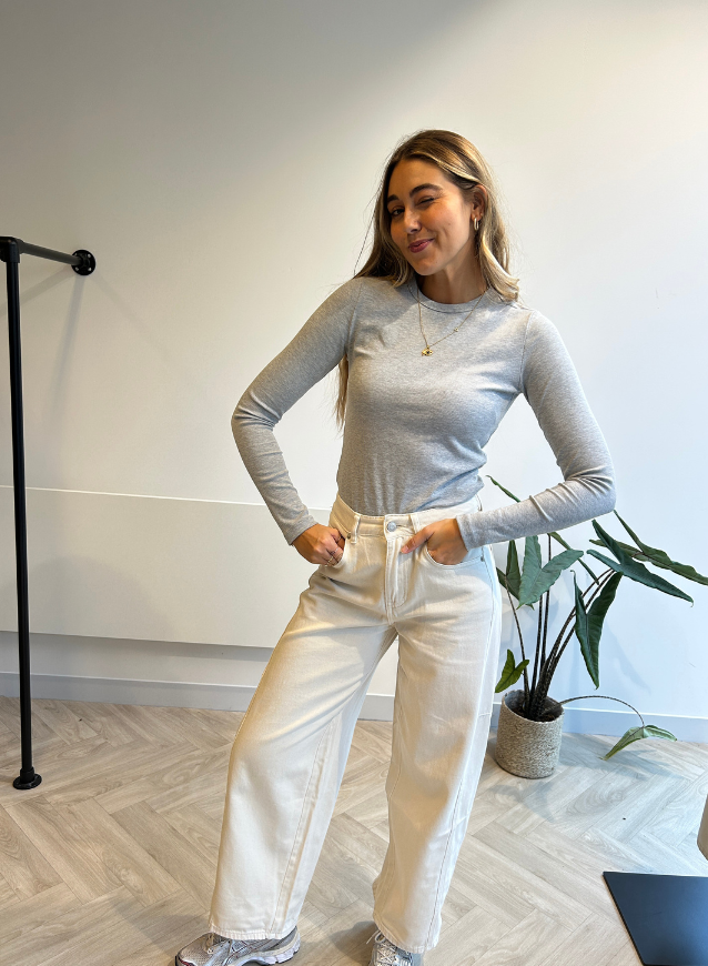 OLIVIA - Jeans Beige