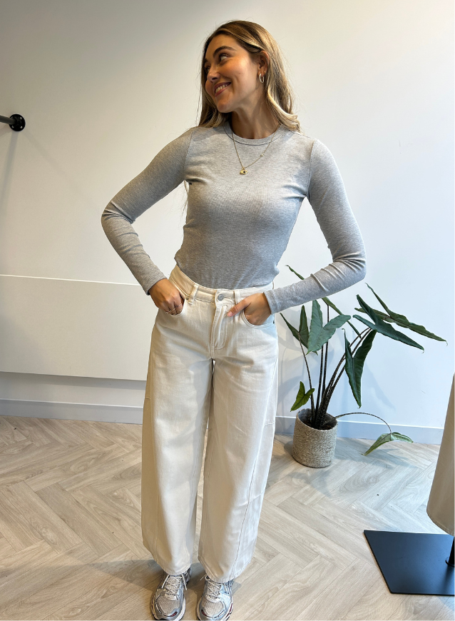 OLIVIA - Jeans Beige