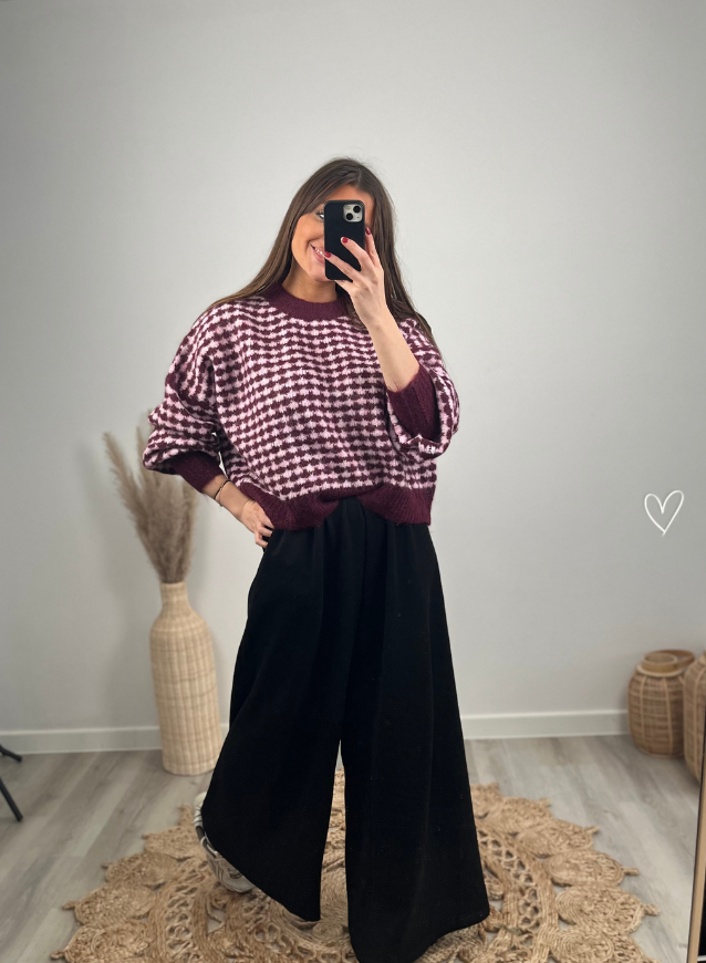 SYLVIE - Broek Zwart