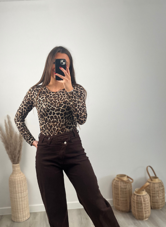 LAUREN - Leopard Top