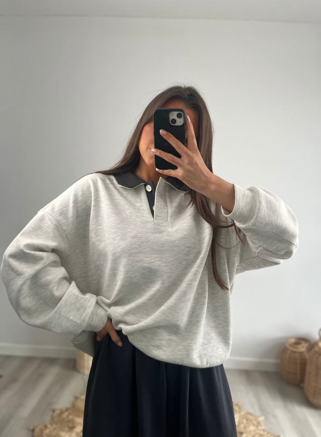 LIZZY - Sweater Grijs