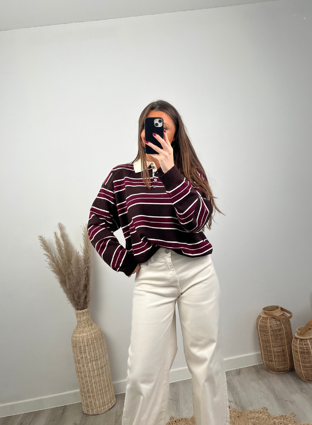 MILLIE - Polo-sweater