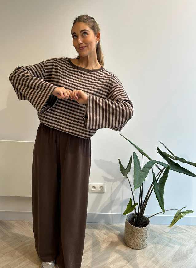 JUNE - Oversized Striped Shirt