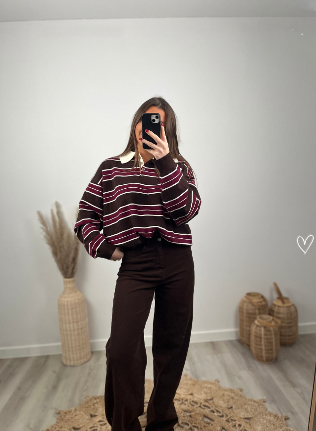 MILLIE - Polo-sweater