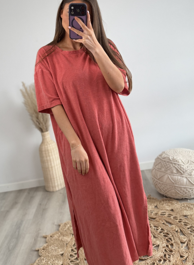 Sponss dress Terracotta