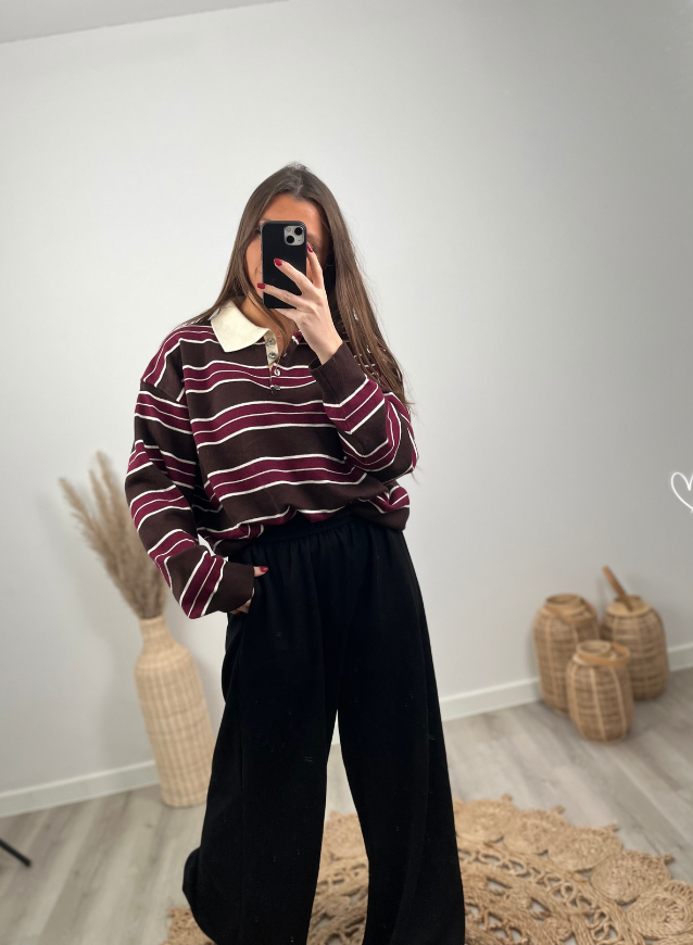 MILLIE - Polo-sweater