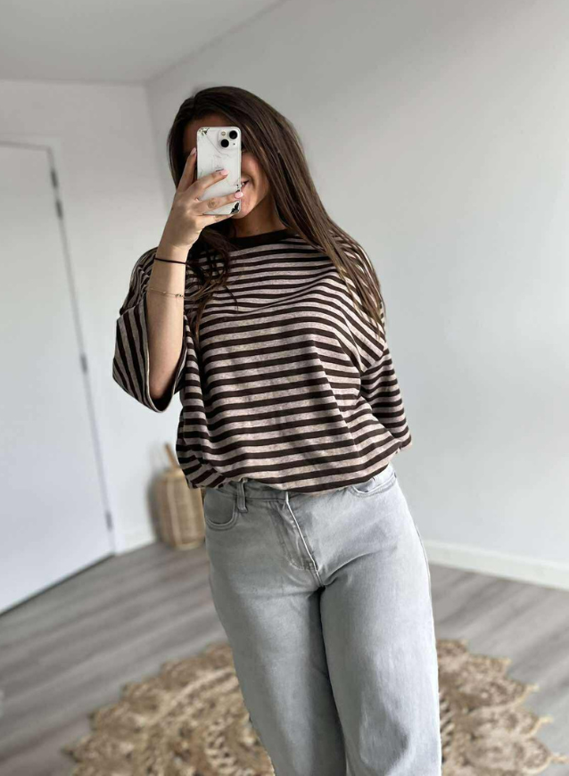 LIVIA - Gestreepte Shirt