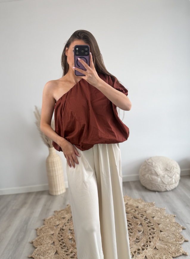 One-shoulder top Terra