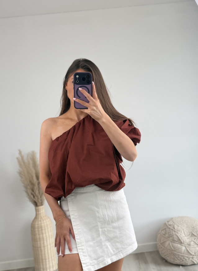 One-shoulder top Terra