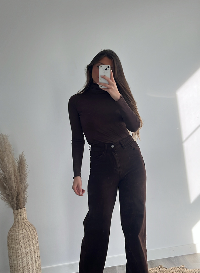 MAYA - Coltop Chocoladebruin