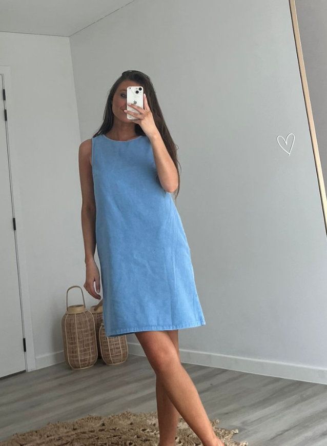 MANON - Jeanskleedje Blauw