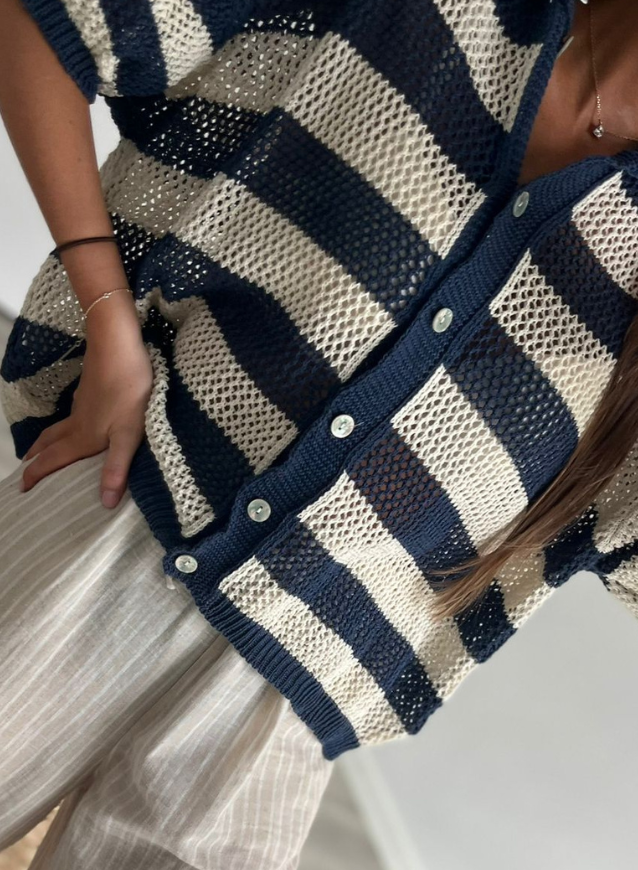 LINE - Crochet top Marine