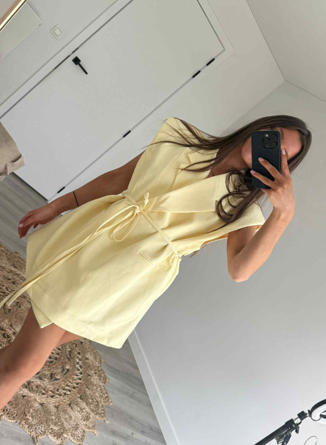 NINA - Blazer(jurk) geel
