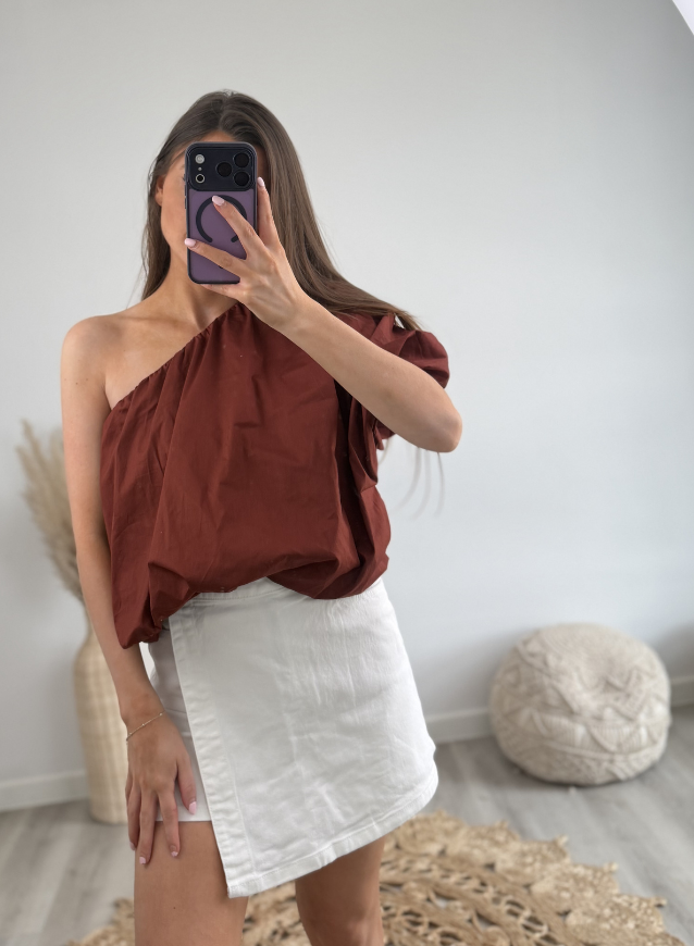 One-shoulder top Terra