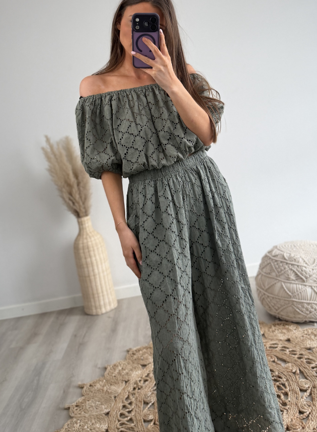 Trousers Embroidered