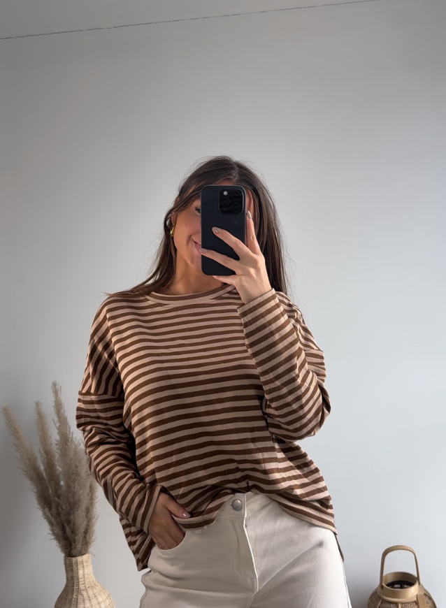 ELIN - Longsleeve Camel