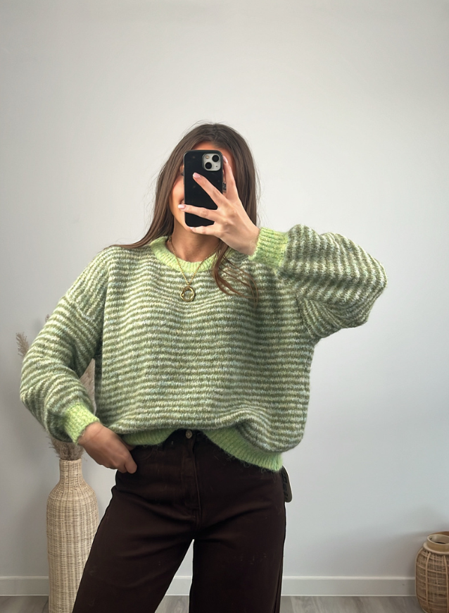 CARLIJN - Trui Groen