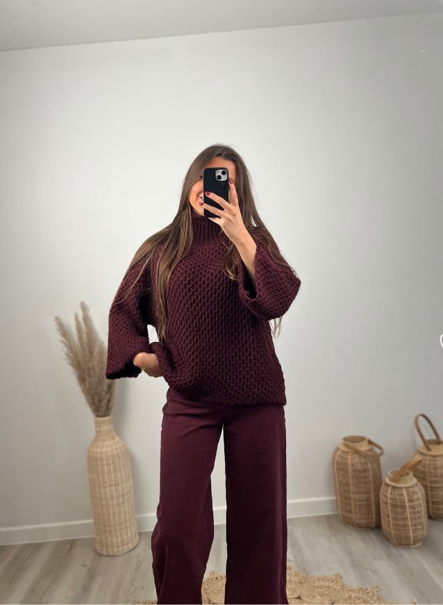 MARYAM - Bordeaux Trui