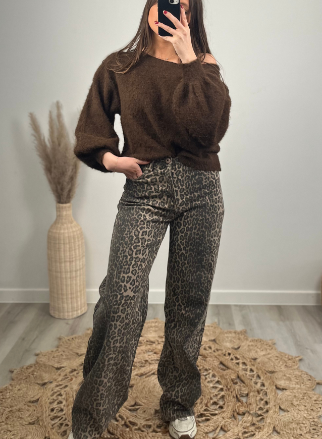 Leopard Jeans