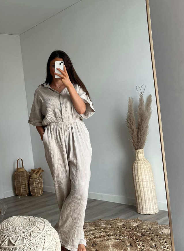 LEA - Jumpsuit Beige