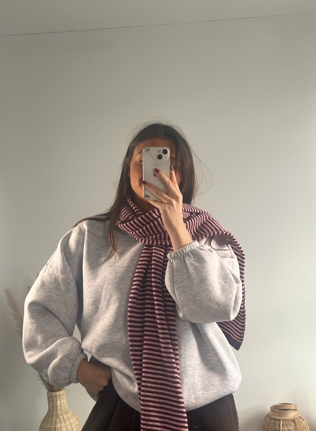 Sjaal Cashmere  Bordeaux