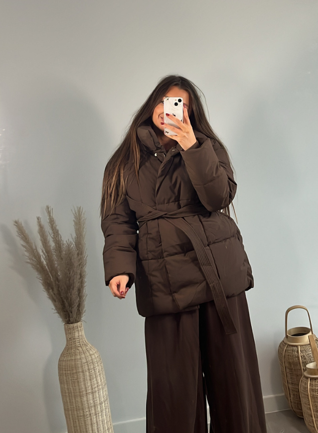 FEBE - Pufferjas Bruin