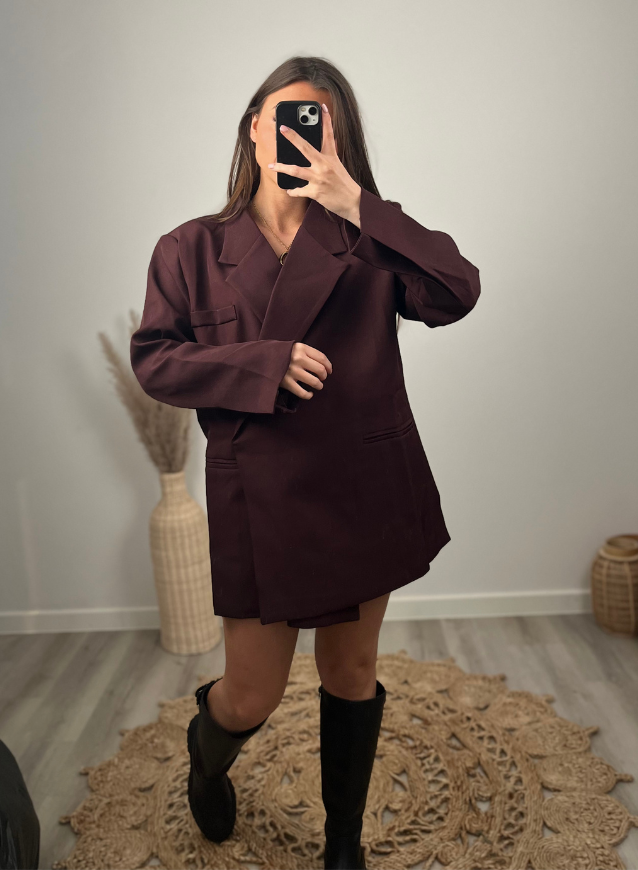 NELA - Blazer Bordeaux