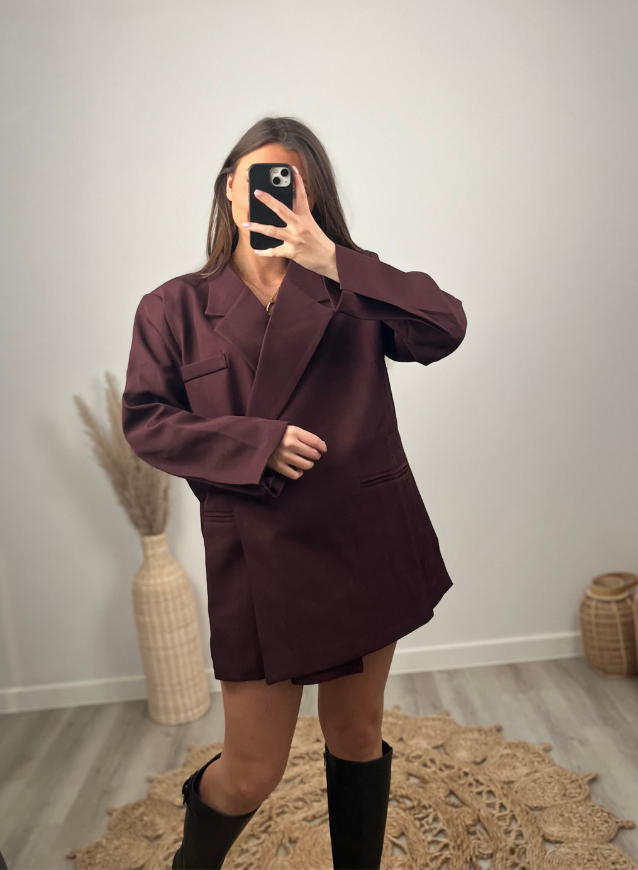 NELA - Blazer Bordeaux