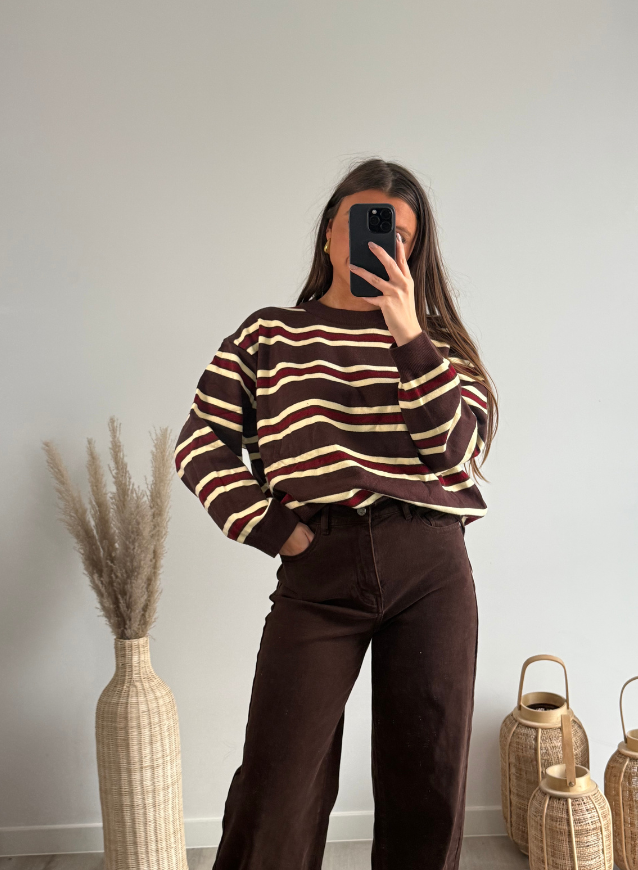 ZOHRA - Striped Sweater
