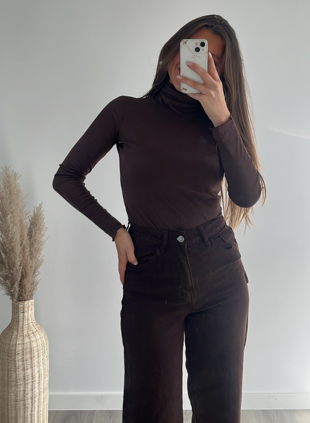 MAYA - Coltop Chocoladebruin