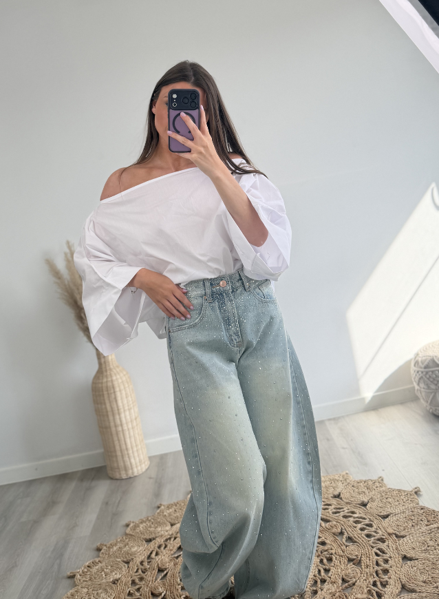 Jeansbroek Strass