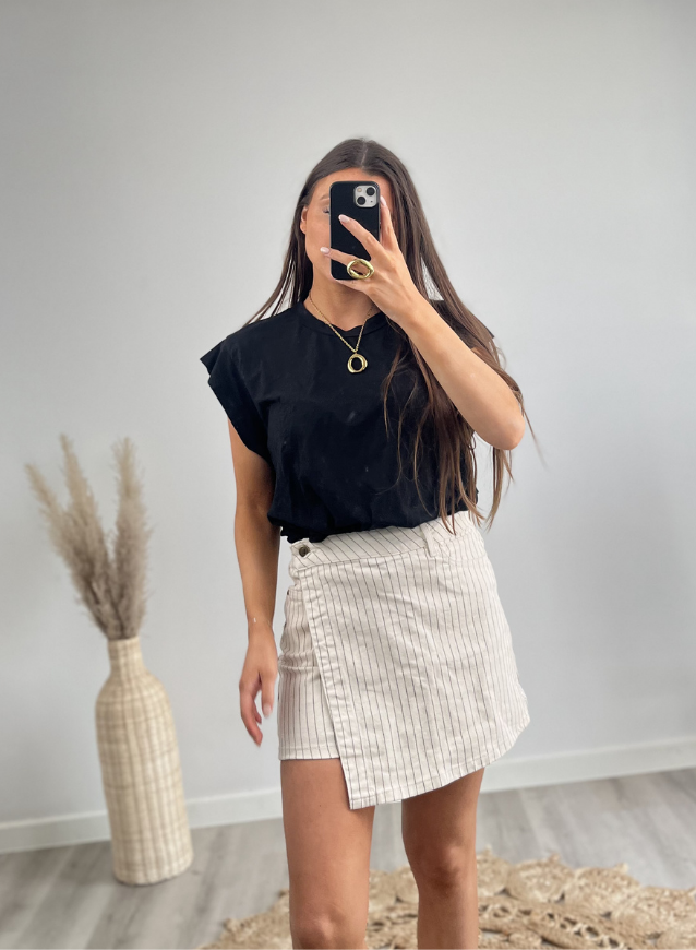 Gestreifte Shorts