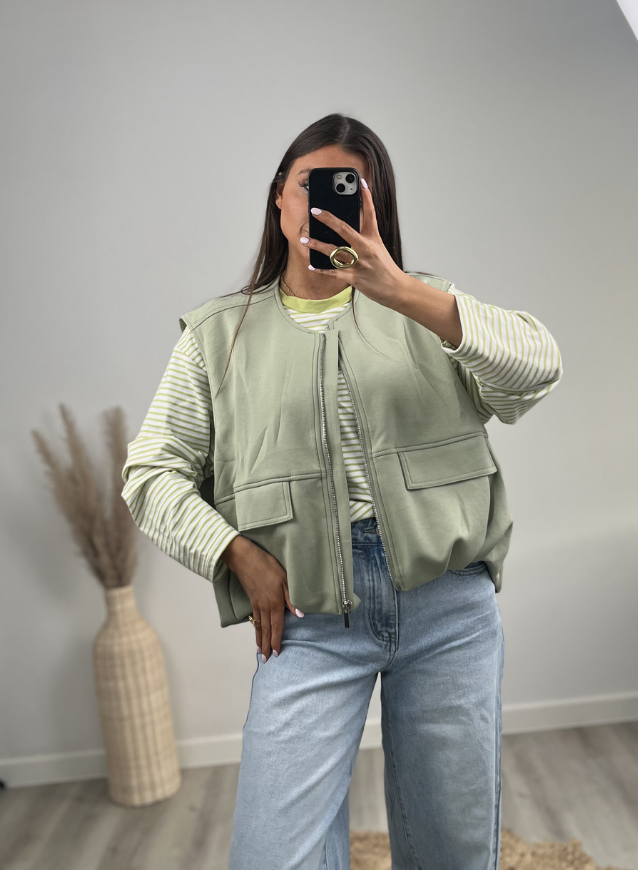 CHLOE - Longsleeve Groen