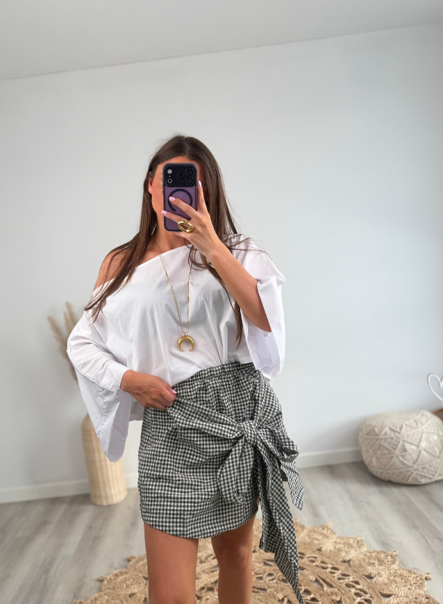 Vichy Skort Kaki