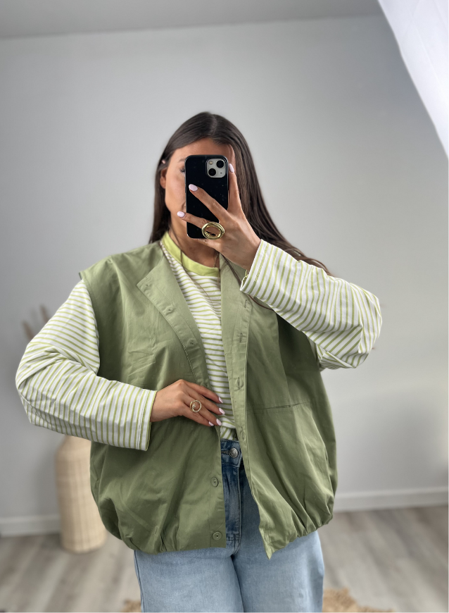 CHLOE - Longsleeve Groen