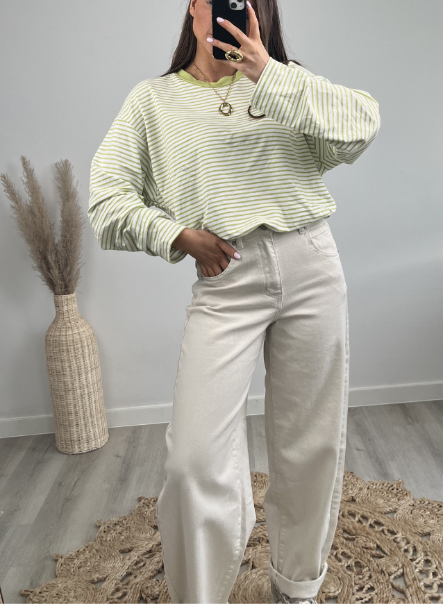 CHLOE - Longsleeve Groen