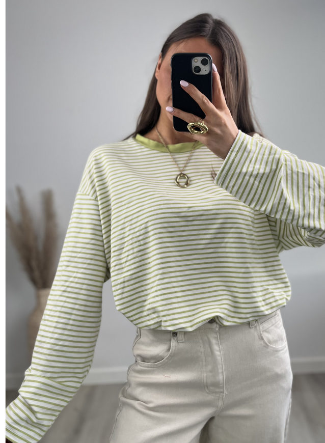 CHLOE - Longsleeve Groen