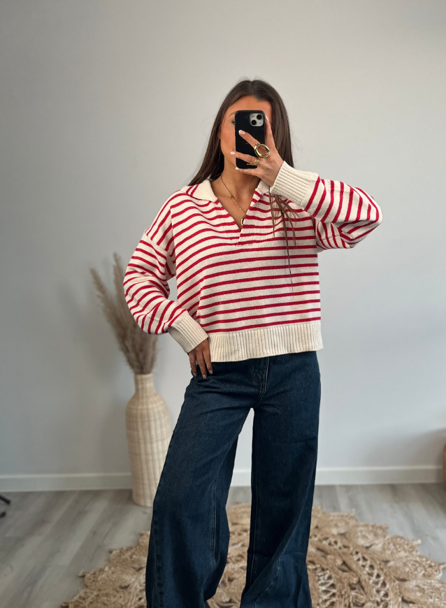 JUNE - Knit Rood